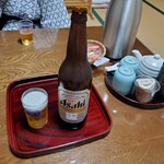 民宿 鈴せい - 大瓶ビール久しぶりだなぁ〰️‼️