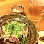 旬味居酒屋ますだや - カツオの塩たたき