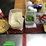 うどん 一福 - 薬味・調味料コーナー