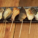 炙処 火ノ膳 - 魚串おまかせ５本