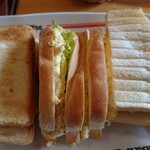 珈琲所コメダ珈琲店 - エッグトースト580円