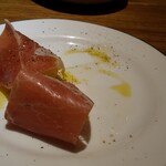 グランディール - 梨のコンポートと生ハム