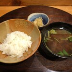 江戸前晋作 - 天バラ（かき揚げ待ち状態）