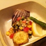 庭園の宿 石亭 - 焼物（伊佐木塩焼）