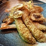 つみき - 海老の胡麻風味焼き