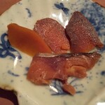 竹千代 - からすみ食べ比べとヘシコ