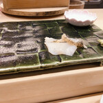 鮨處つの田 - つぶ貝の刺身