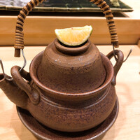 鮨處つの田 - 松茸と鱧の土瓶蒸し