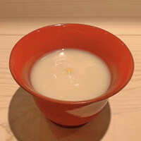 新ばし 星野 - 胡麻豆腐白味噌椀