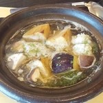 京かのこ - 炊き合わせ鱧と賀茂茄子