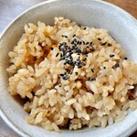 Soba Ya Nihachi Juuroku - 暖かい蕎麦には、かやくごはん付き