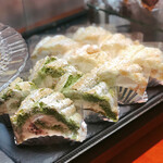 隠れ家ダイニング ソラマ - 抹茶と柚子のロールケーキ、洋梨のロールケーキ