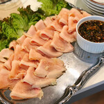 隠れ家ダイニング ソラマ - 自家製鶏ハム＠この鳥刺し感が好き