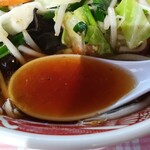 峰来軒 - 野菜ラーメンスープ✨