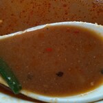 峰来軒 - スタミナラーメンスープ