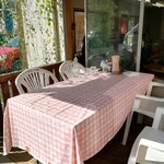 峰来軒 - テラス席別アングルで