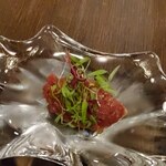 銀座うかい亭 - マグロのユッケ