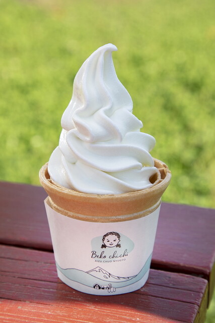 会津のべこの乳 アイス牧場 会津坂下 ソフトクリーム 食べログ