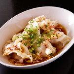 Boiled Gyoza / Dumpling with yangnyeom sauce