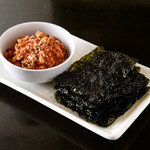 Chili natto & Korean seaweed