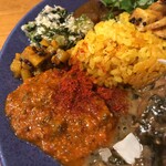 カレー独歩ちゃん - ハリッサに私に合わせてカイエンペッパーを勝手に追加してくれました。