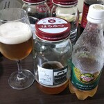 エンデバー - 6杯目、ぶどうエール＋ジンジャーエール＝シャンディ・ガフ風