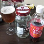 エンデバー - 7杯目、ぶどうエール＋コアップガラナ＝函館ガラビー