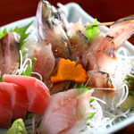 ニユートーキヨー 庄屋 - 料理写真:刺身4点盛り合せ