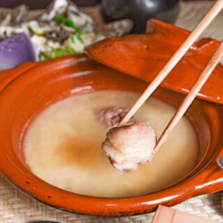 A rich soup cooked Hot Pot that takes time and effort.