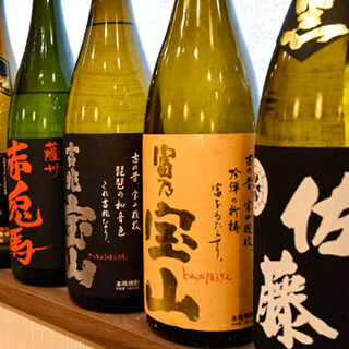 A rich lineup of sake that goes well with Hot Pot