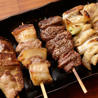 Purchased every morning◎Fresh Grilled offal are all priced at 121 yen each!