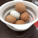 新福菜館 - 無料ゆで卵