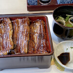 うなぎ川誠 - うな重（特大) お新香・お吸い物付き
お吸い物を肝吸いに変更