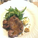 La Brianza - フランス産ウズラ炭火焼き自家製マスタードソース。マスタードソースがとても合う。マスタードまで自家製だなんて素晴らしい☆