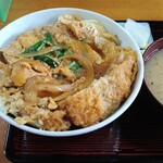 Sagamiya Shokudou - 「カツ丼」。丼ぶりで出して貰ってます。