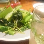 HAKKO YARD - ◇豆苗と小松菜のナンプラー炒め 　ナンプラーの香り纏った青菜は大好物◎
