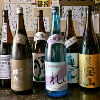 全国各地より厳選した日本酒をはじめ、ドリンクメニューも充実！