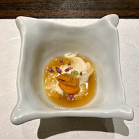 鮨 やまけん 銀座店 - 雲丹湯葉豆腐