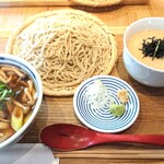 横濱蕎麦 傳介 - 豚きのこせいろととろろご飯