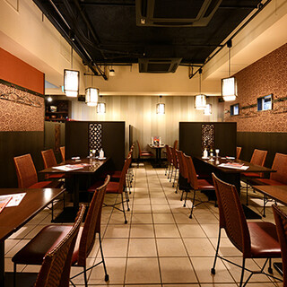 25 people ~ reserved OK! Oriental cuisine to enjoy in a calm space
