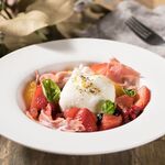 seasonal burrata cheese