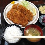 手作りとんかつの店 ポプラ - 料理写真:Wポプラ定食