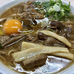 いのたに - 並盛肉多に生玉子をトッピング