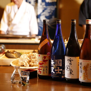 季節ごとに登場する道産日本酒も数多くご用意
