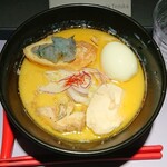 ヌードルアートギャラリーリョータテヅカ - 天使乃拉麺　蝦琉～えびる～(朱雀卵味玉トッピング)