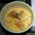 ヌードルアートギャラリーリョータテヅカ - スープ投入