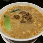 Dai Honkon Chuubou - 白胡麻豆乳担々麺（希望者は無料半ライス付き）…税込840円