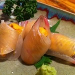 きむら - 雲丹と平目の舞い踊り♪