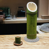 お料理 佐藤 - 佐藤オリジナルの竹酒