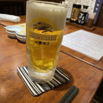 マグロ・日本酒専門店 吟醸マグロ - ビール
            